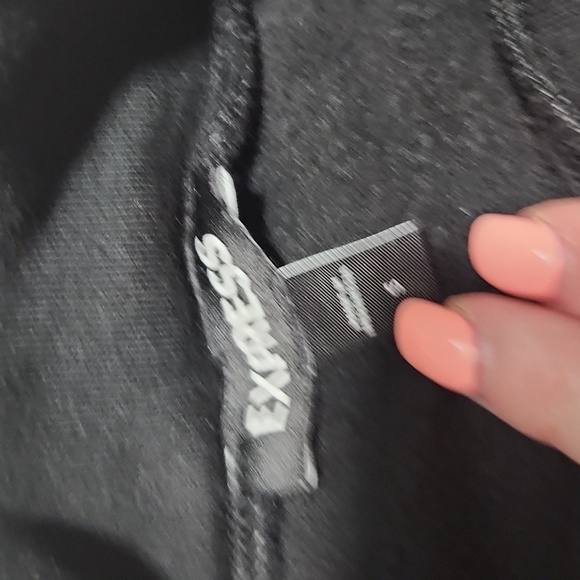 Express Mock Neck Cropped Sweatshirt- Small - Picture 3 of 7